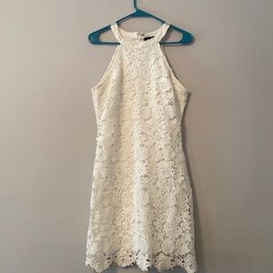 Lulu white halter top dress